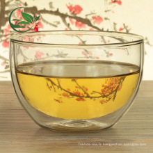 Bonne Coupe de chaleur Matcha Bowl Chawan Double Wall Glass Bowl